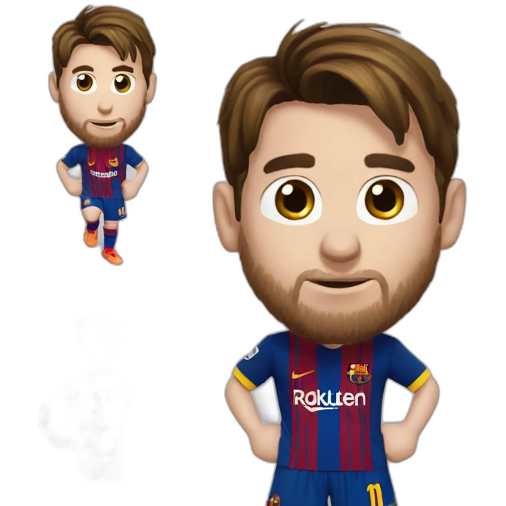 Messi tres estrellas  emoji