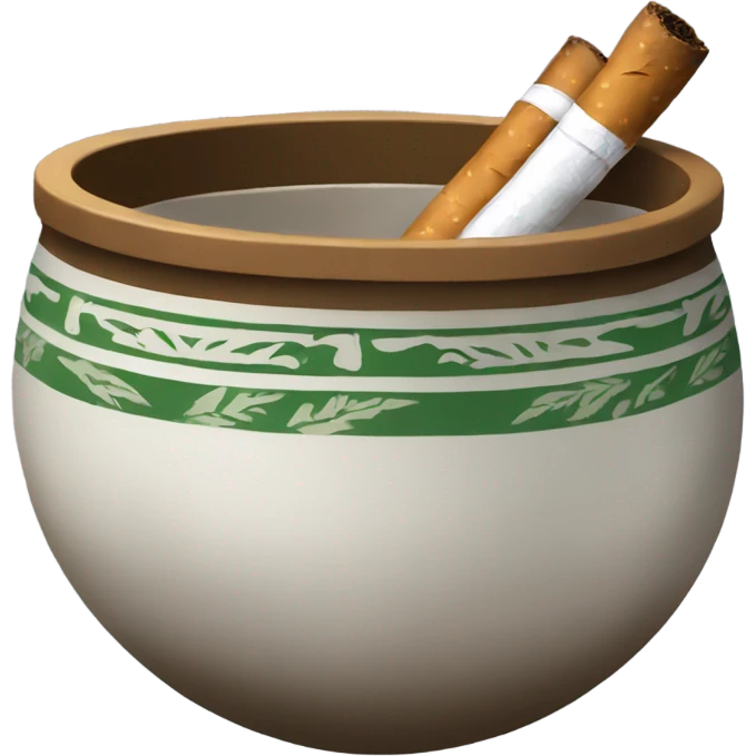 tobacco bowl  emoji
