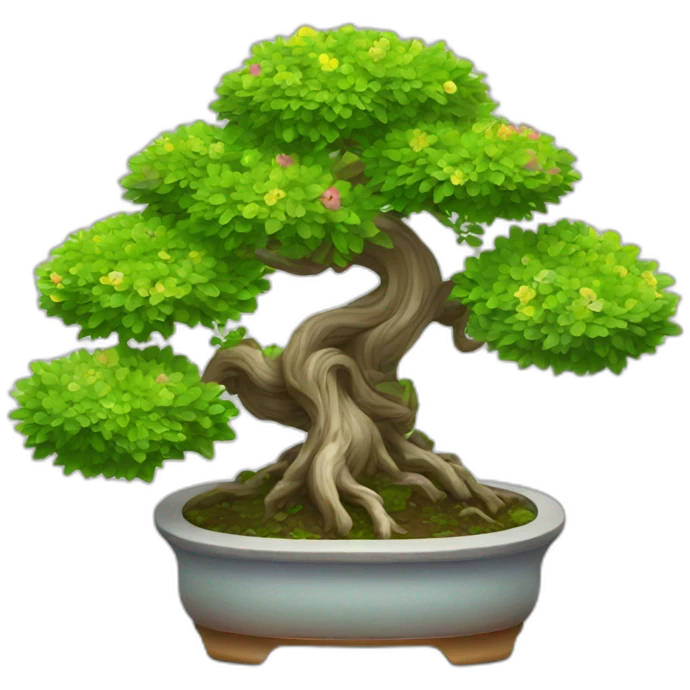 rainbow bonsai emoji
