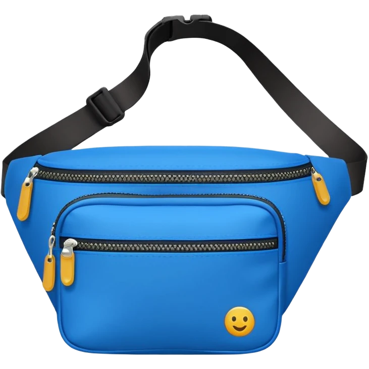 blue waist bags emoji