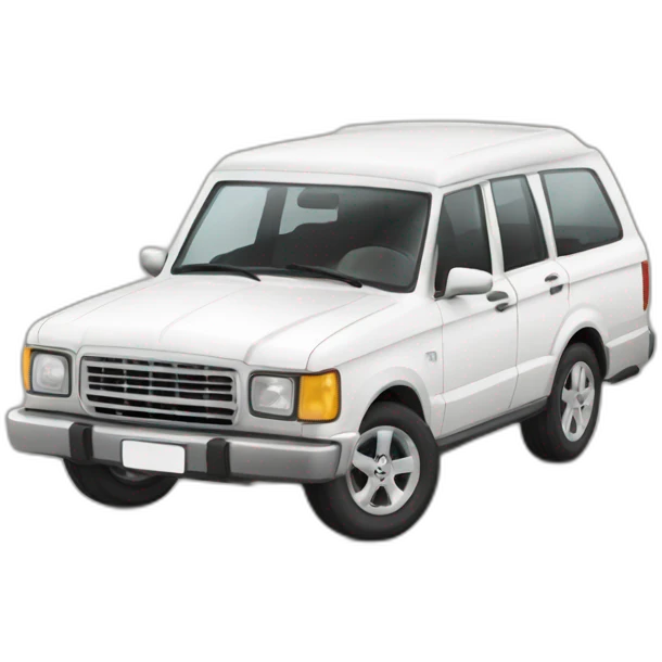 White Russian car emoji