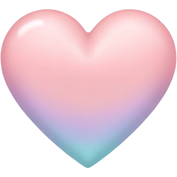 Cœur pastel  emoji