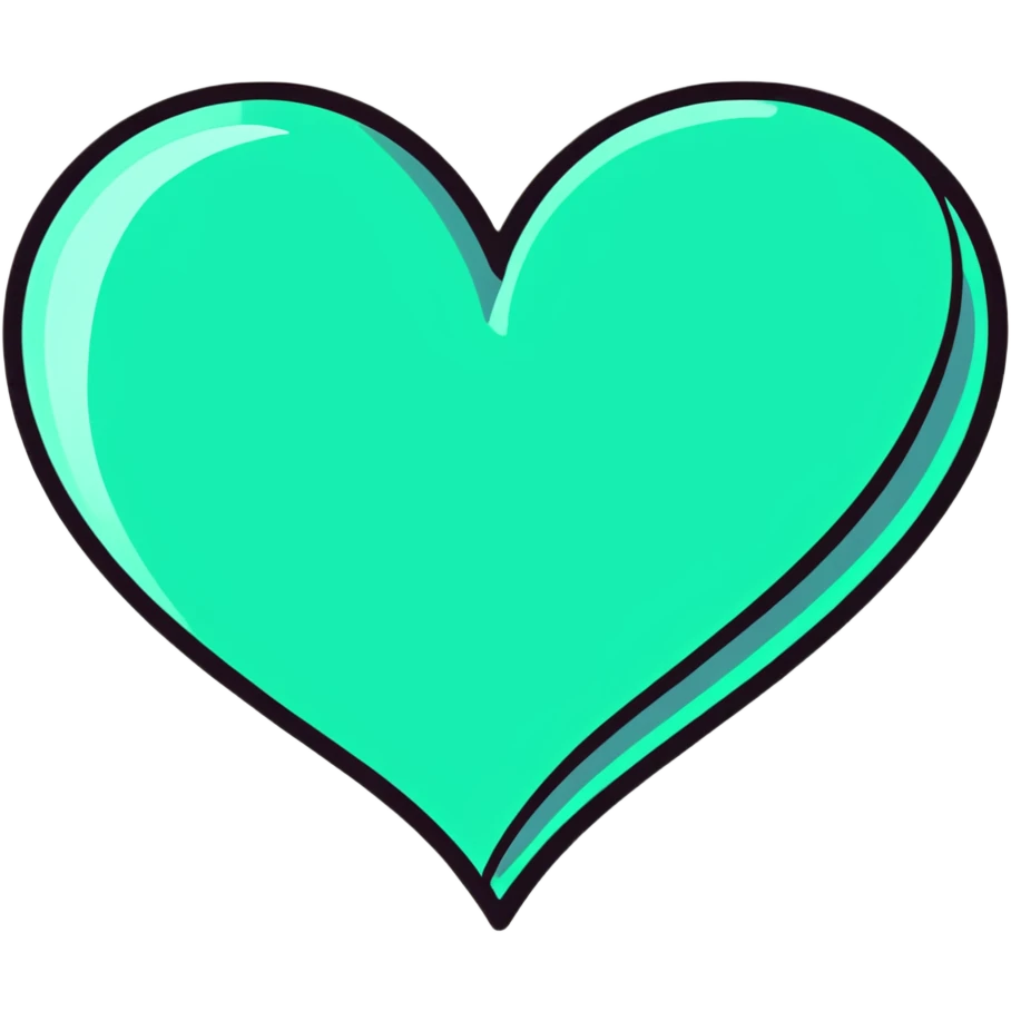 glitter heart emoji