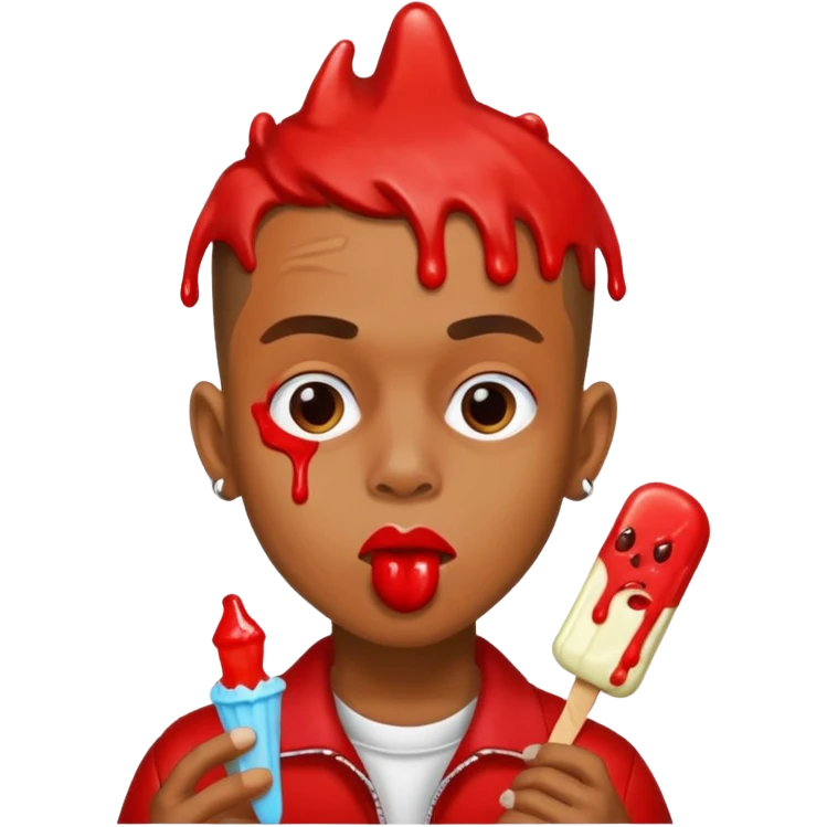 Soulja boy eating a popsicle emoji