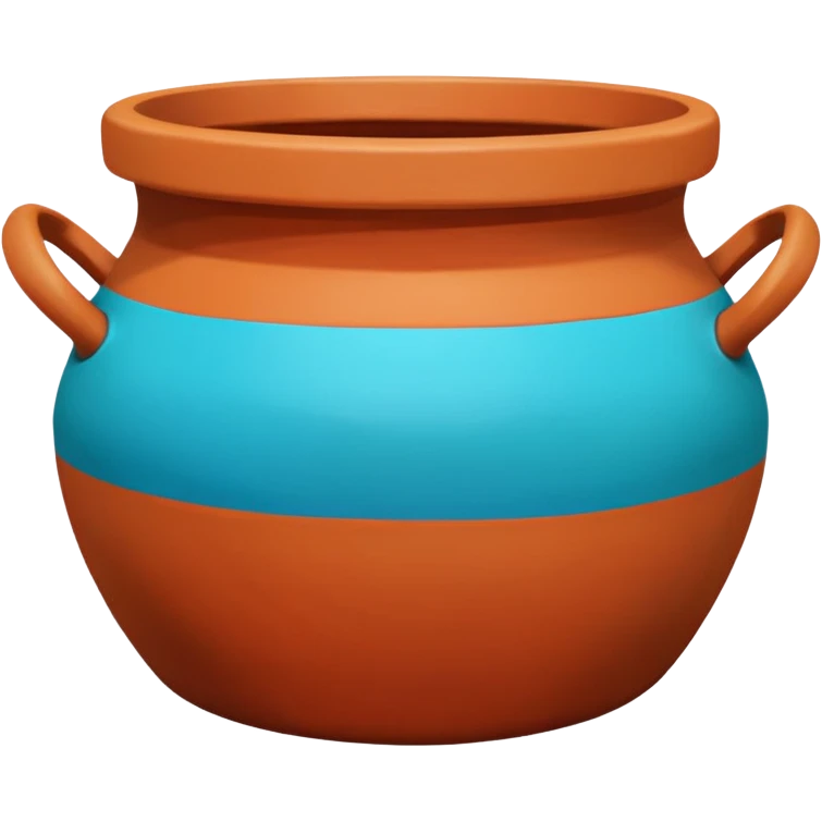 Painted Clay Pot emoji