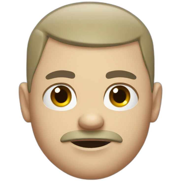 Big angry skinhead emoji