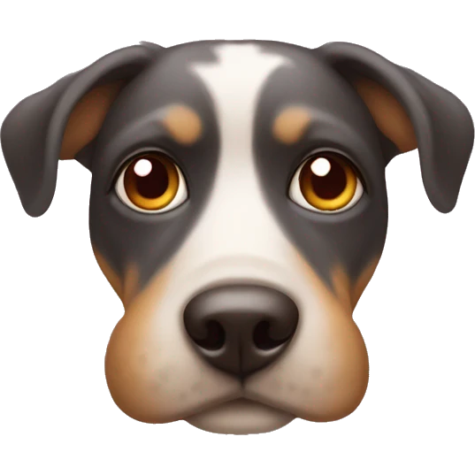 dog with hearts in its eyes emoji