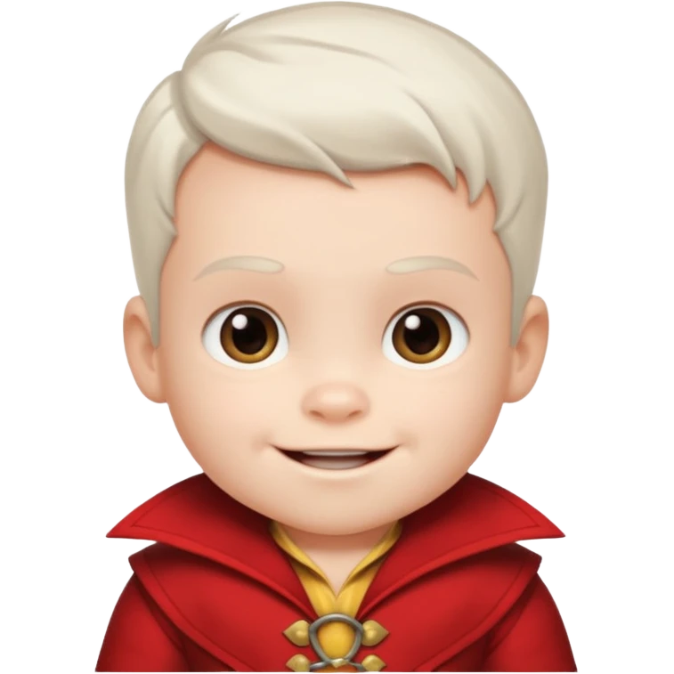 Baby boy with withti Gaston’s emoji