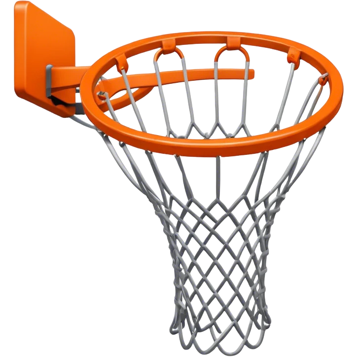 completely missing the basketball hoop emoji