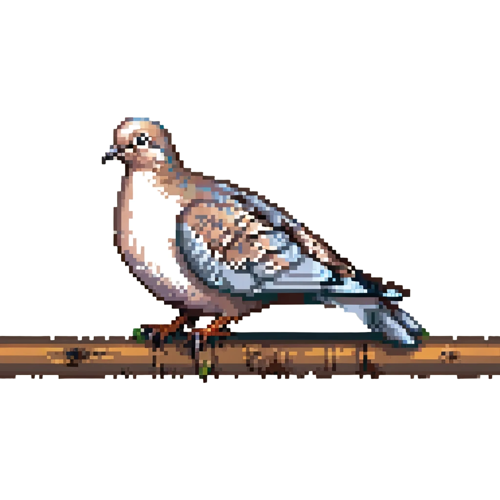 mourning dove, small, muted colors emoji