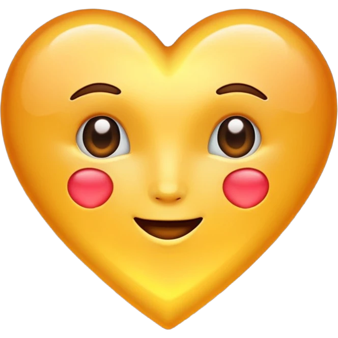 heart glowing with sunlight emoji