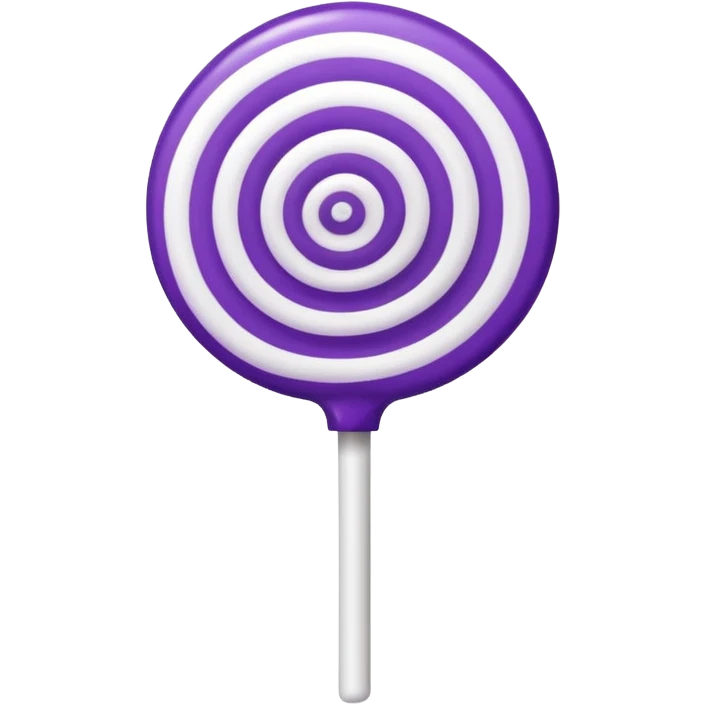 pirulito roxo e branco emoji