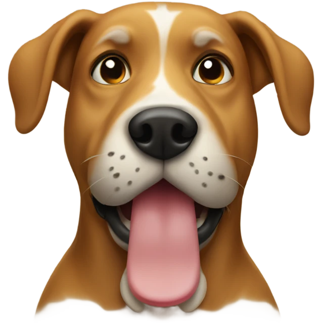 Dog drinking beer emoji