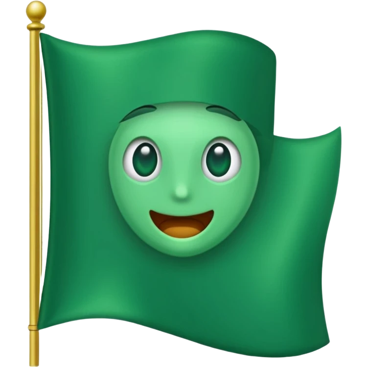 🚩 turn this into green emoji
