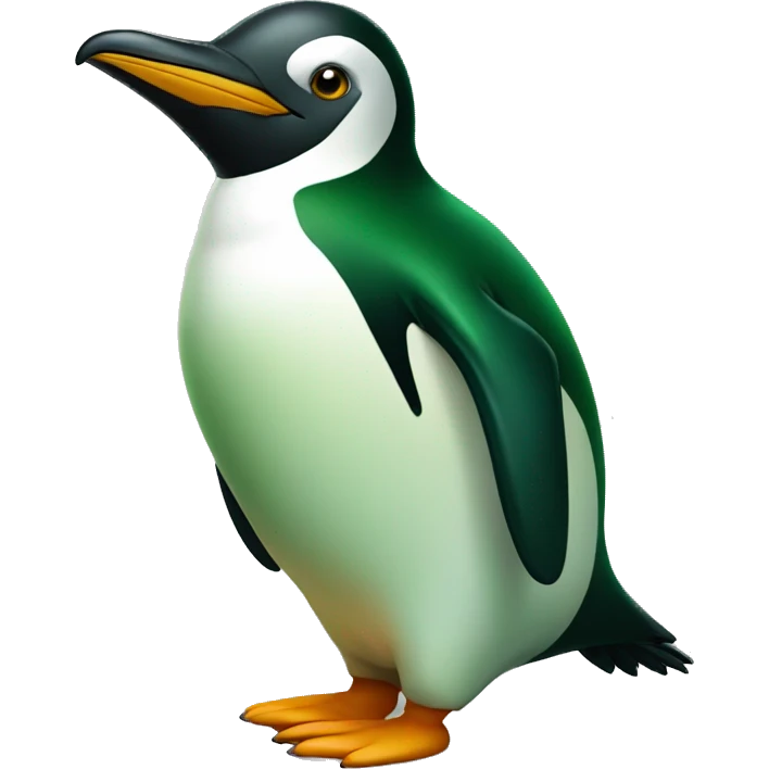 green pinguin emoji