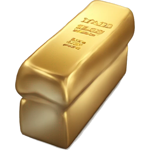 Gold bar emoji