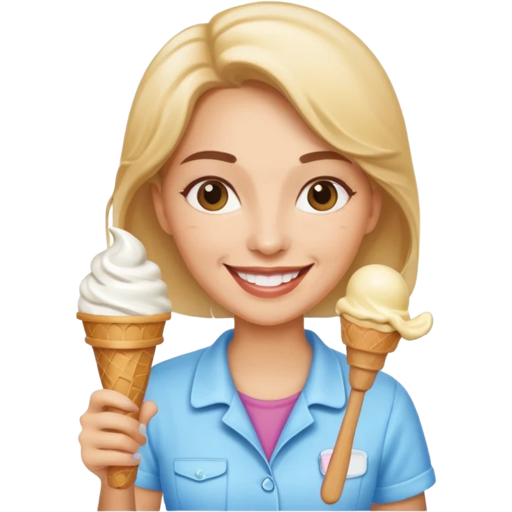 Ice Cream Vendor woman  emoji