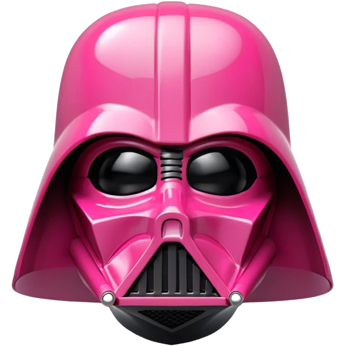 Darth Vader in pink emoji
