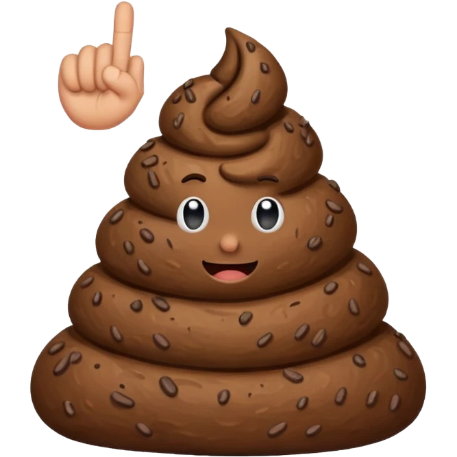 🖕💩 emoji