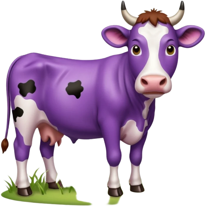 purple cow emoji