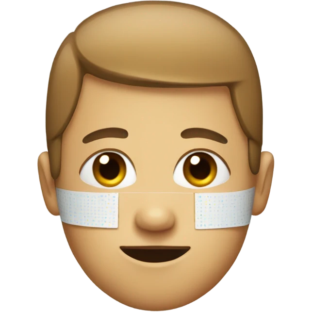 Band aid on head emoji