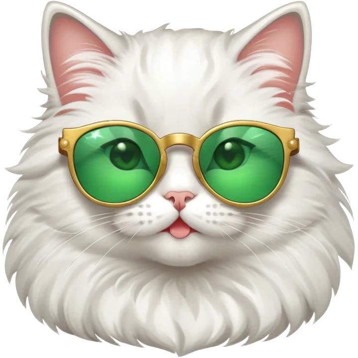 Winking cat with star-shaped sunglasses emoji