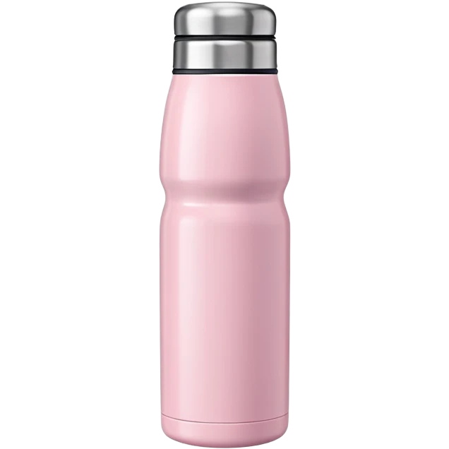 Light Pink tumbler water bottle emoji