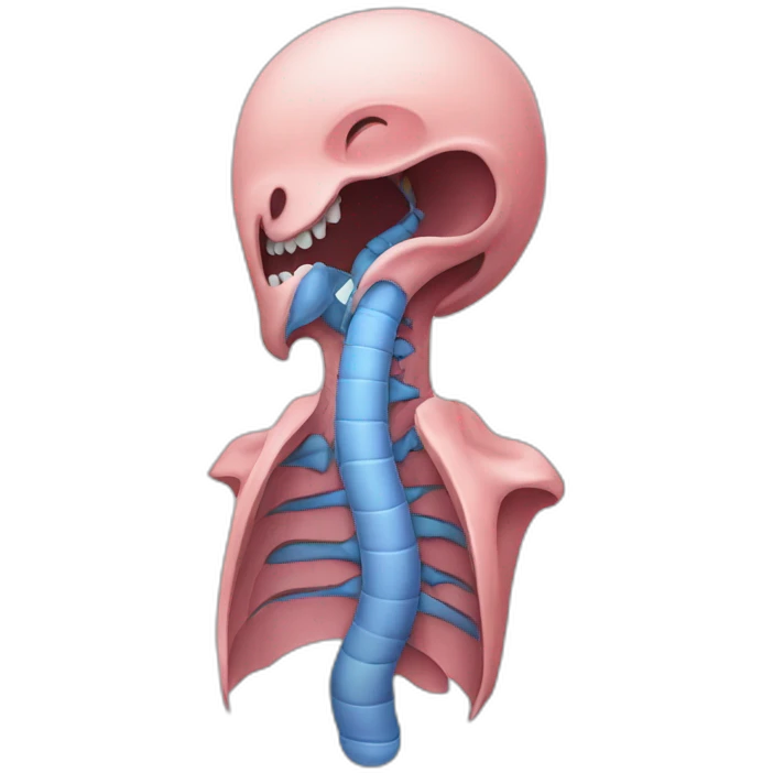 Esophagus anatomical emoji
