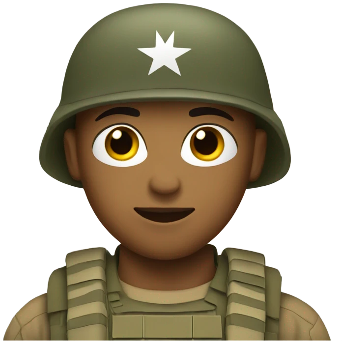 Army soldier emoji