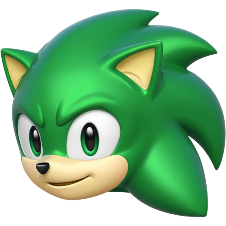 green sonic emoji