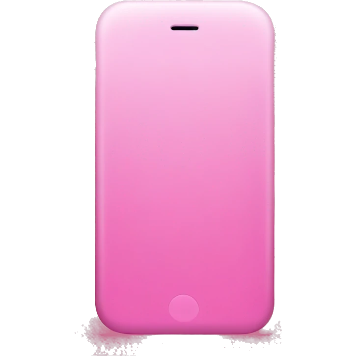 Pink iphone emoji