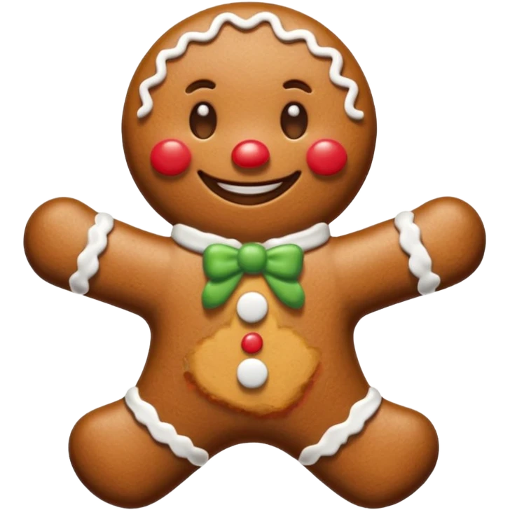 gingerbread emoji