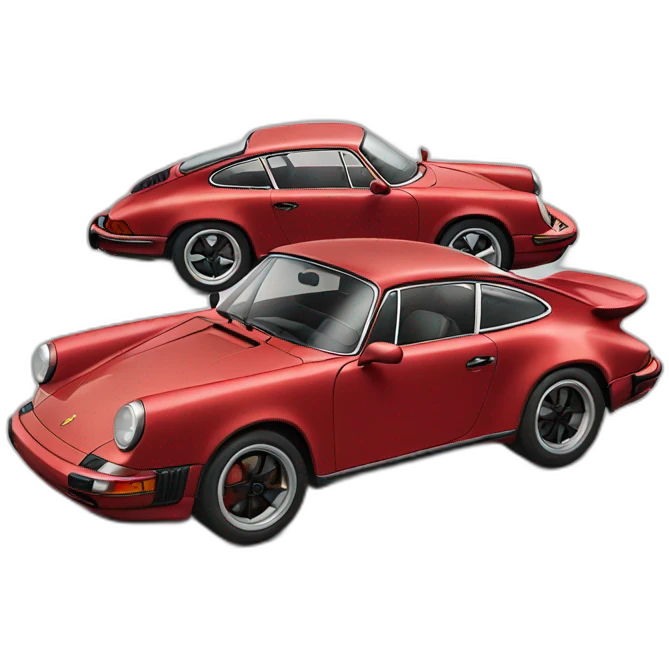 Porsche rouge emoji