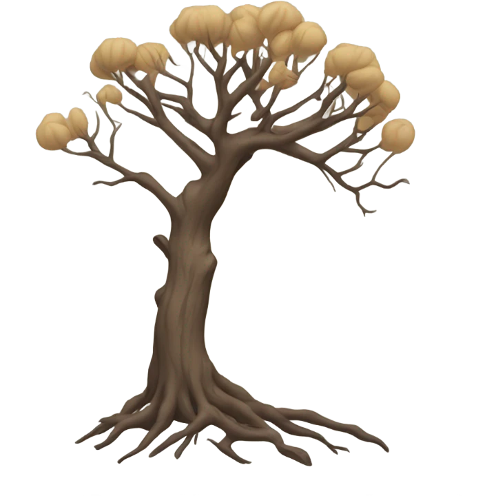 Leafless tree emoji