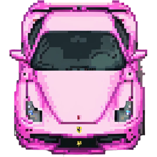 pink gothic Ferrari emoji