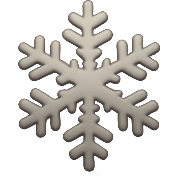 sad snowflake emoji