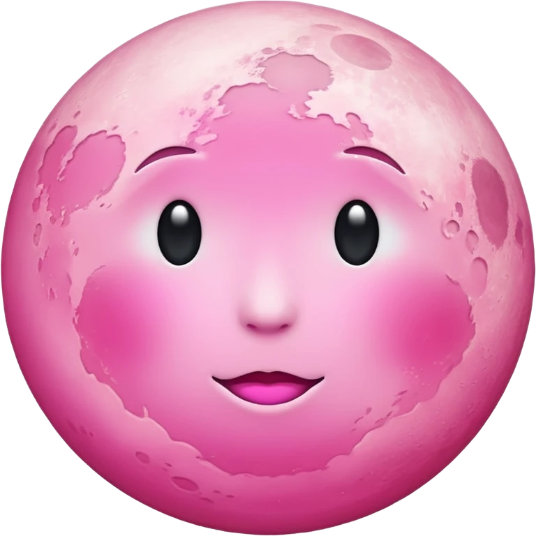 pink moon emoji emoji