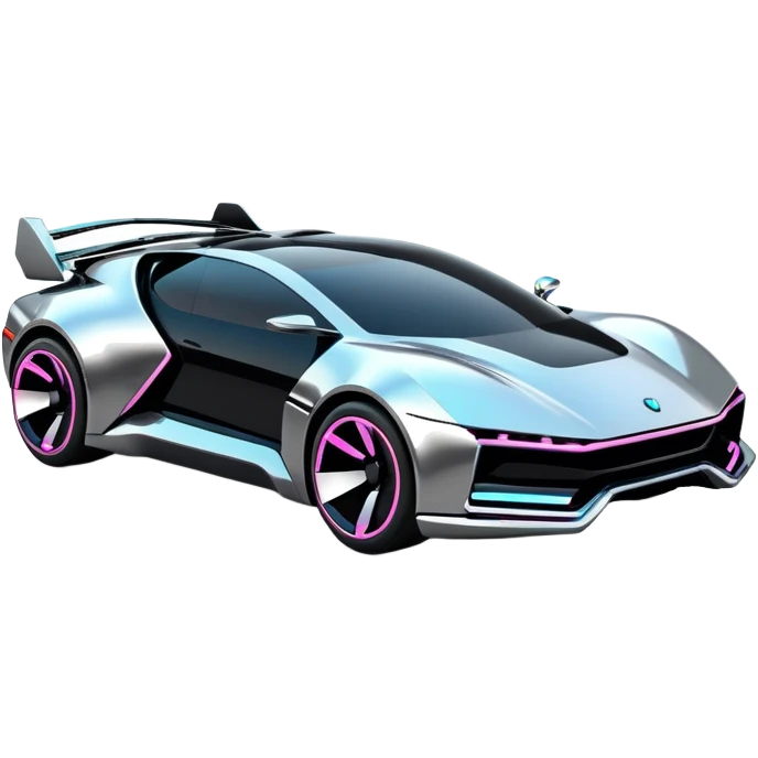 futuristic cyberpunk car emoji