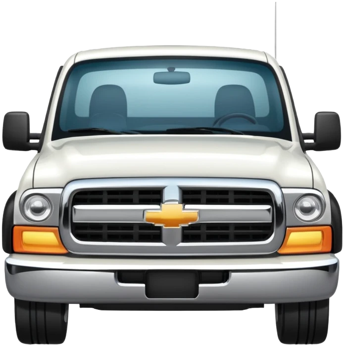 white car truck emoji