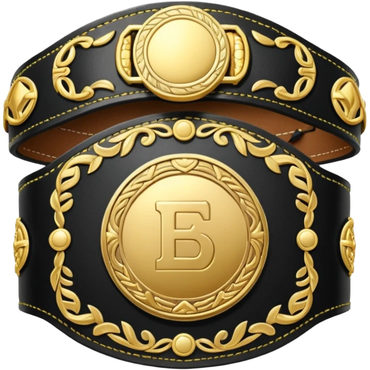 One championship belt emoji