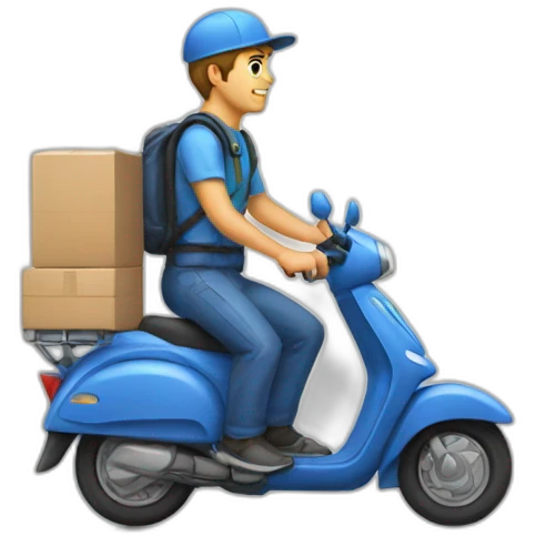 courier WOLT emoji