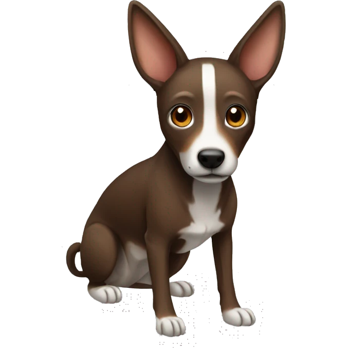 dark brown podenko emoji