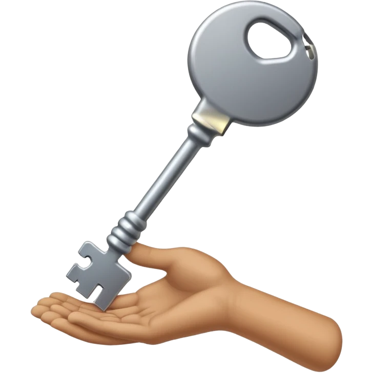 handing over the key emoji