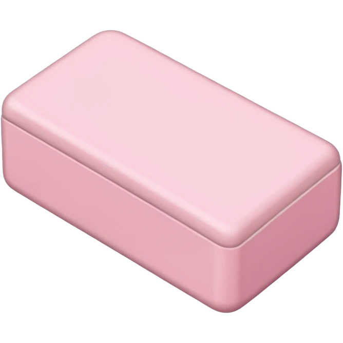 White and lighpink eraser emoji