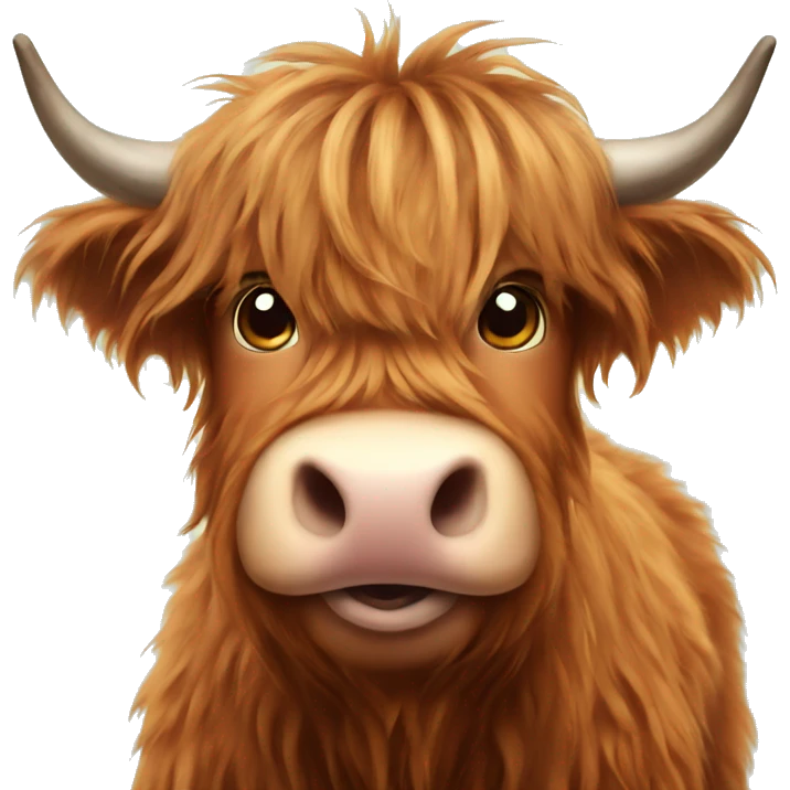 highland cow  emoji