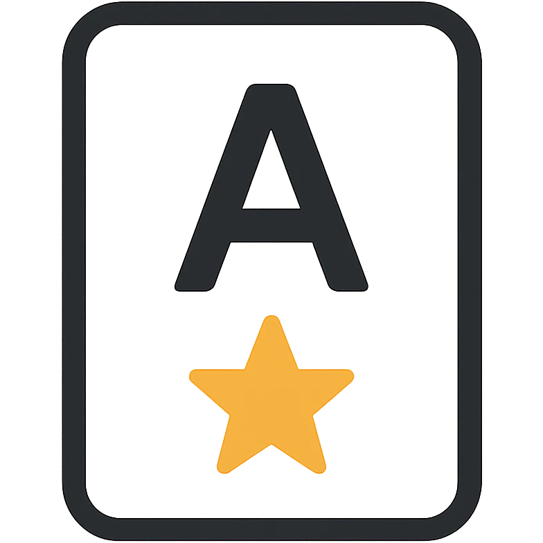 A wildcard emoji