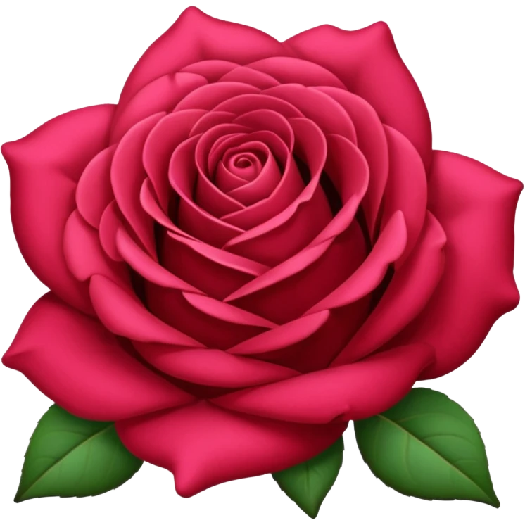 Mahroon rose emoji