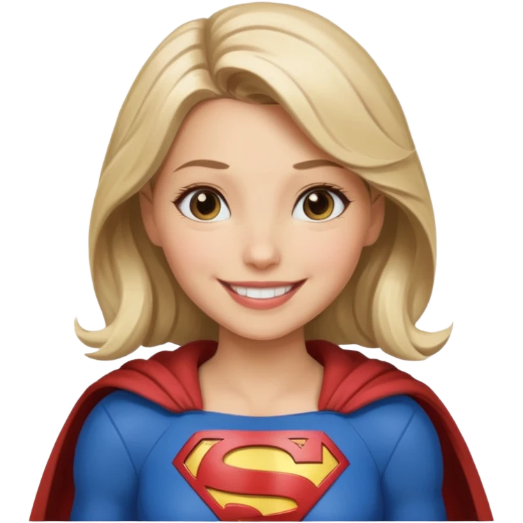 супергёрл зимой emoji