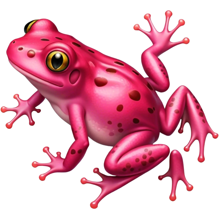 pink frog  emoji