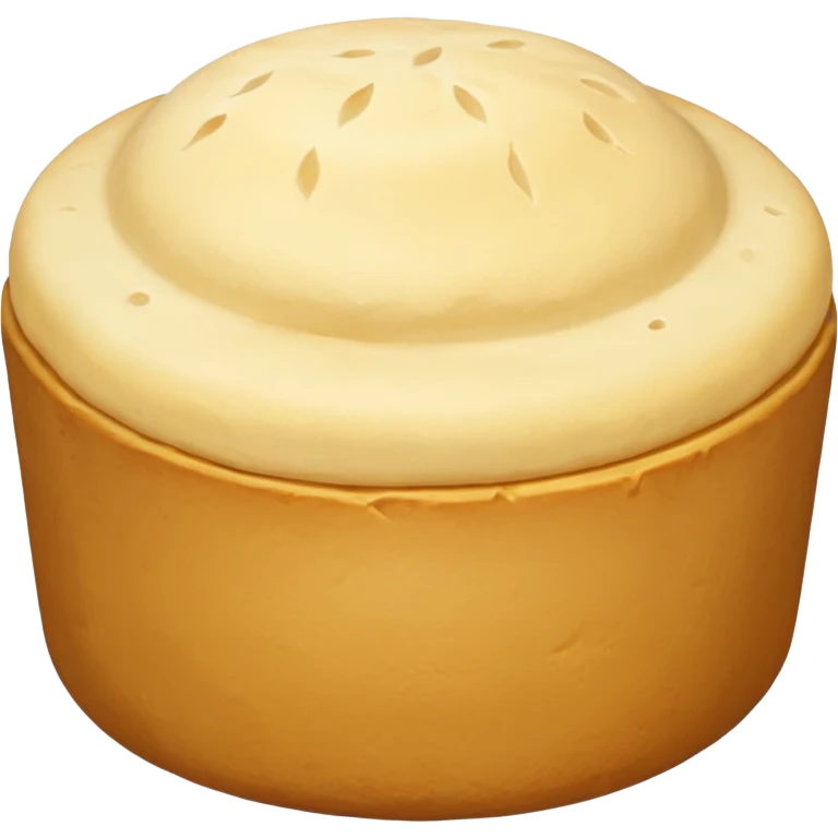 Pao de queijo pequeno redondinho liso emoji
